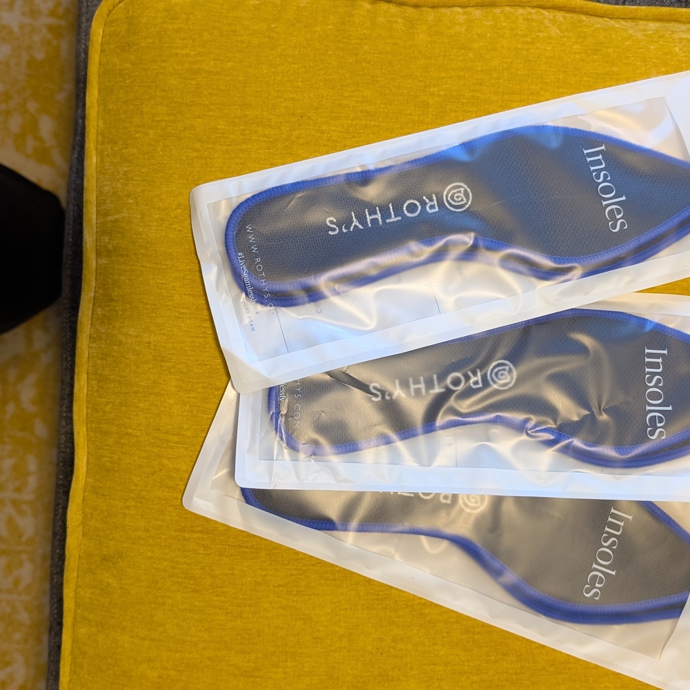 Rothy's The Point Cushioned Insoles Size 10 Set Of 3